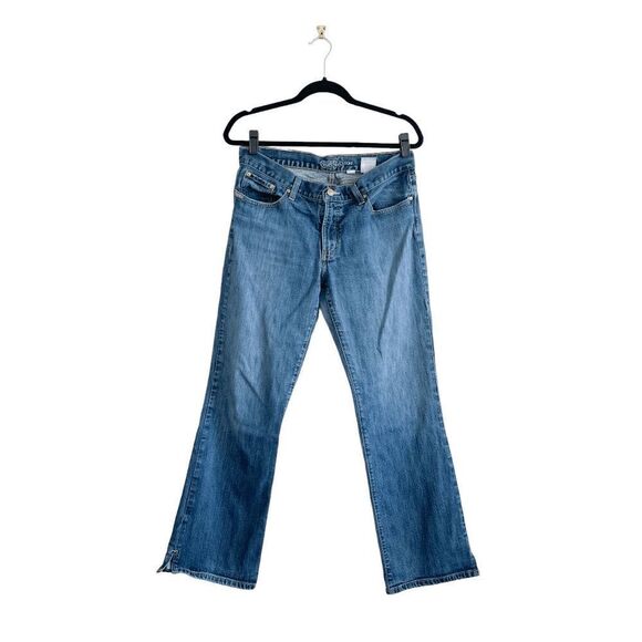 Cruel Girl Slim Straight Leg Denim Jeans Mid Rise Blue Wash Size 11 - Picture 2 of 13